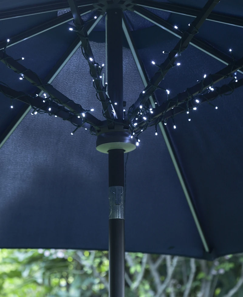 Glitzhome 38.5' Set of 2 Solar String Light with 100 Lights