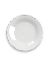 Abode Homewares Bamboo Raised Rim Dinner Plates, Set of 6