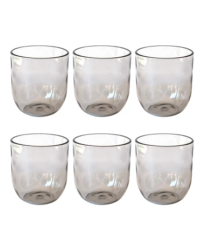 Abode Homewares Rustic Stemless Glasses, Set of 6