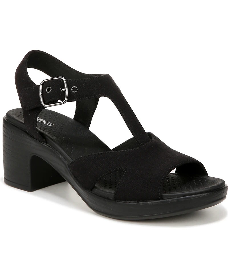 LifeStride Women's Everly Washable Block Heel Strappy Sandals