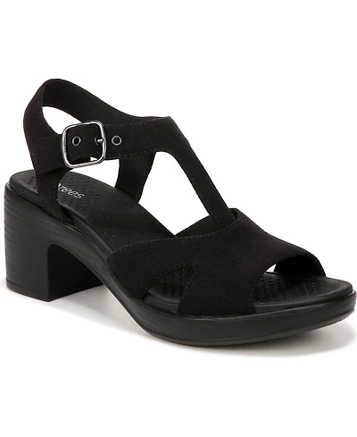 LifeStride Women's Everly Washable Block Heel Strappy Sandals