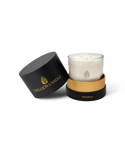 Trillion Candle Mandarin 42 Three-Wick Candle, 37 oz