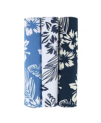 Trafalgar Men's Mana Hawaiian Print Cotton Handkerchiefs (3 Pack)