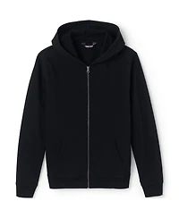 Lands' End Men's School Uniform Adult Zip Front Sweatshirt