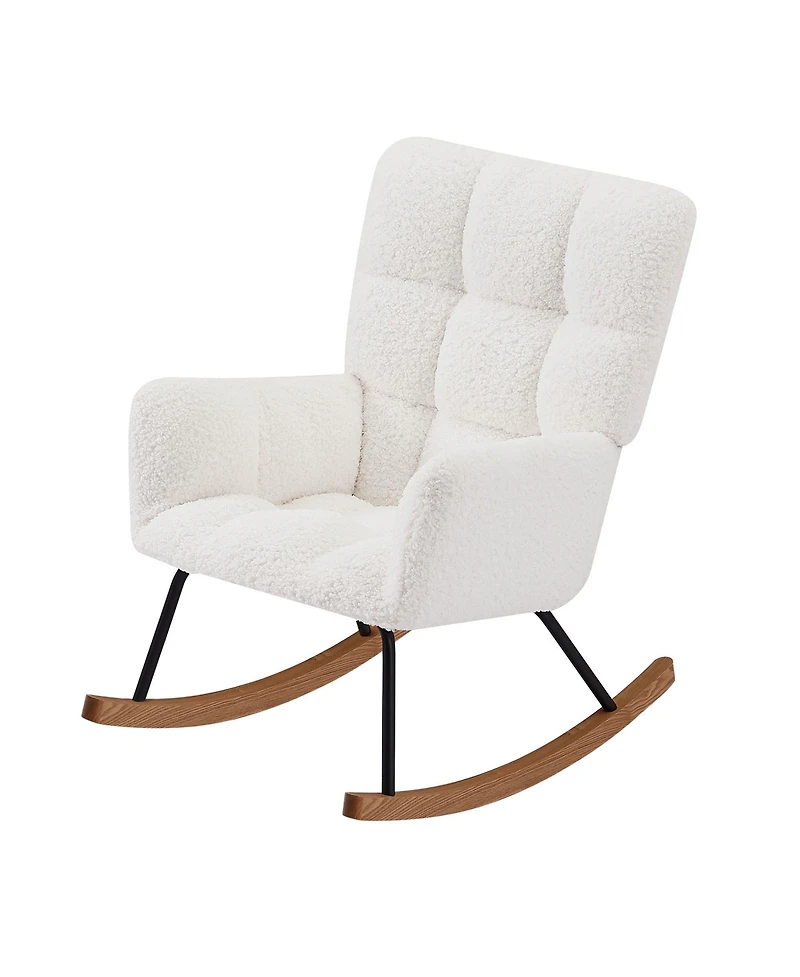 Streamdale Rocking Chair with High Backrest for Nursing