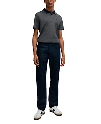 Boss by Hugo Men's Oxford-Pique Cotton Relaxed-Fit Polo Shirt
