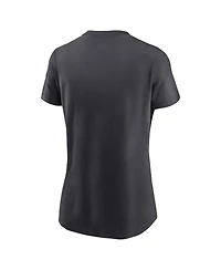 Women's Nike Anthracite Kansas City Chiefs Super Bowl Lviii Champions Local Fashion T-shirt