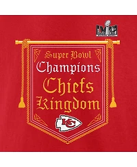 Men's Fanatics Red Kansas City Chiefs Super Bowl Lviii Champions Hometown Big and Tall T-shirt