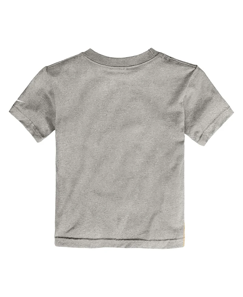 Toddler Boys and Girls Nike Gray Kansas City Chiefs Super Bowl Lviii Champions Locker Room Trophy Collection T-shirt
