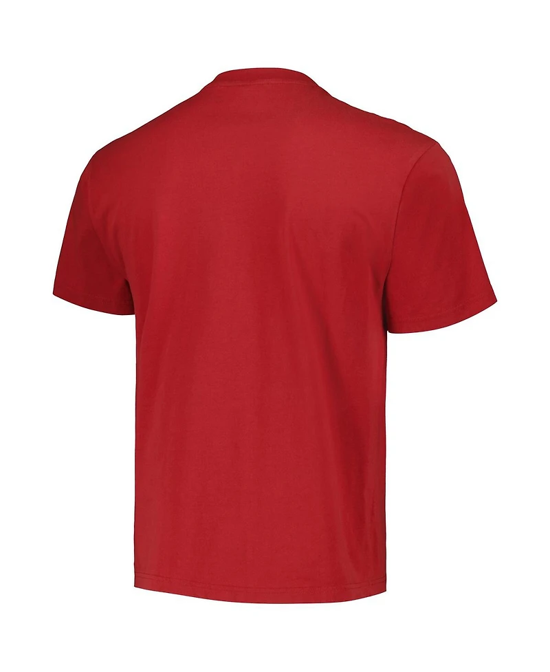 Men's and Women's Nba x Brain Dead Red Toronto Raptors Identify Artist Series T-shirt