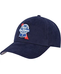 Men's American Needle Navy Pabst Blue Ribbon Roscoe Corduroy Adjustable Hat