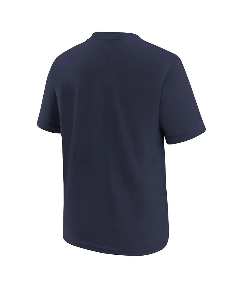 Big Boys and Girls Nike Navy Dallas Cowboys 2023 Nfc East Division Champions Locker Room Trophy Collection T-shirt