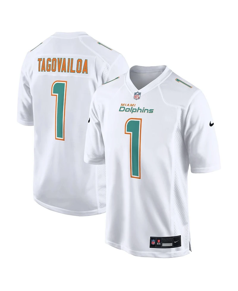 Men's Nike Tua Tagovailoa White Miami Dolphins Fashion Game Jersey