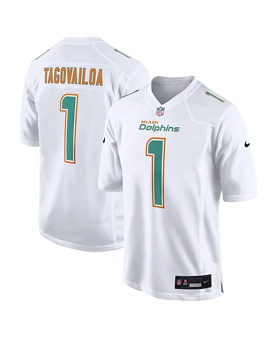 Men's Nike Tua Tagovailoa White Miami Dolphins Fashion Game Jersey