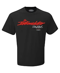 Men's Checkered Flag Sports Black Dale Earnhardt The Intimidator T-shirt