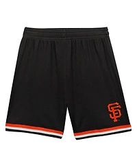 Toddler Boys and Girls Fanatics Black San Francisco Giants Field Ball T-shirt and Shorts Set