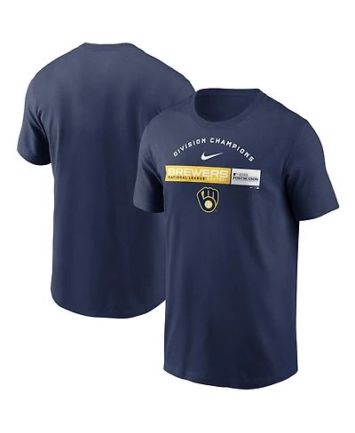 Men's Nike Navy Milwaukee Brewers 2023 Nl Central Division Champions T-shirt