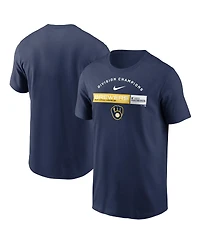 Men's Nike Navy Milwaukee Brewers 2023 Nl Central Division Champions T-shirt