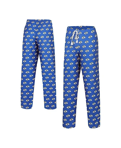Women's Concepts Sport Royal Los Angeles Rams Gauge Allover Print Sleep Pants