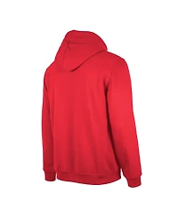 Men's New Era Red Portland Trail Blazers Big and Tall 2023/24 City Edition Jersey Pullover Hoodie