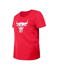 Women's New Era Red Chicago Bulls 2023/24 City Edition T-shirt