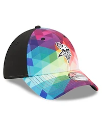Men's New Era Pink Minnesota Vikings 2023 Nfl Crucial Catch 39THIRTY Flex Hat