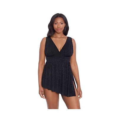 Longitude by Mimi Flamingo Women's Goddess Flyaway Swim Dress