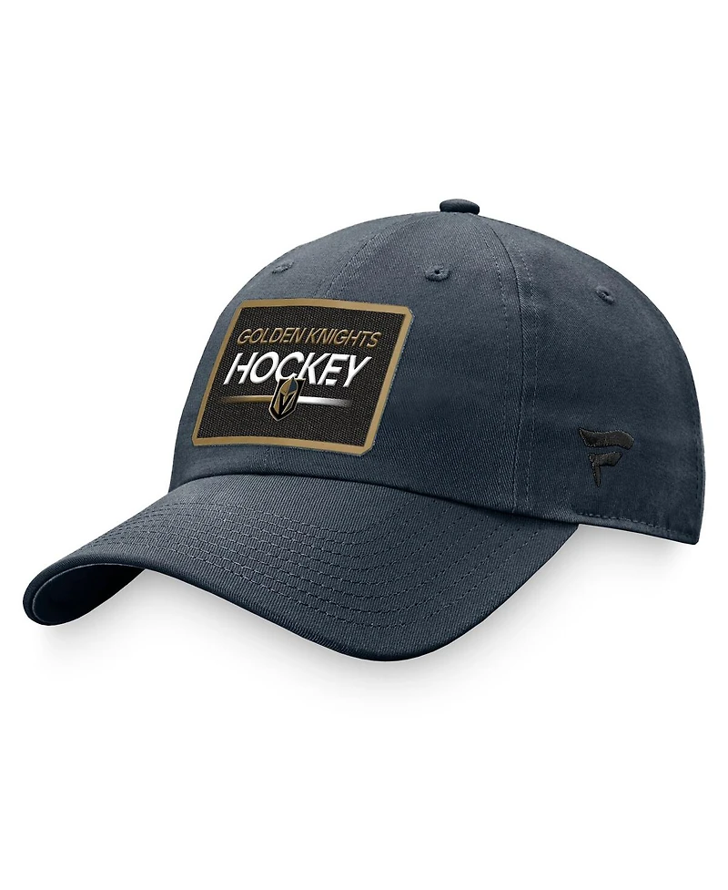 Men's Fanatics Gray Vegas Golden Knights Prime Adjustable Hat