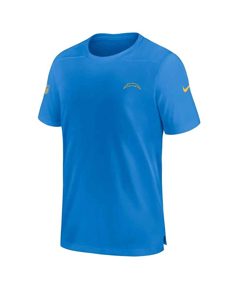 Men's Nike Powder Blue Los Angeles Chargers Sideline Coach Performance T-shirt