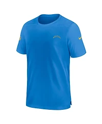 Men's Nike Powder Blue Los Angeles Chargers Sideline Coach Performance T-shirt