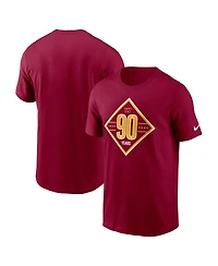 Men's Nike Burgundy Washington Commanders 90th Anniversary T-shirt