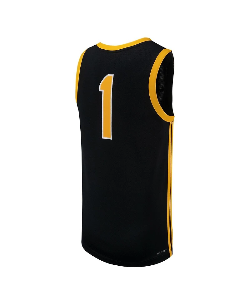 Men's Nike Black Pitt Panthers Replica Basketball Jersey