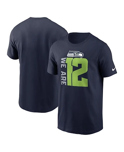 Men's Nike College Navy Seattle Seahawks Local Essential T-shirt