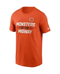 Men's Nike Orange Chicago Bears Local Essential T-shirt