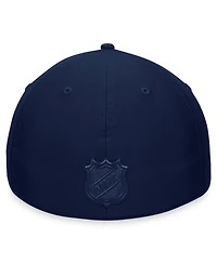 Men's Fanatics Deep Sea Blue Seattle Kraken Authentic Pro Road Stack Logo Flex Hat