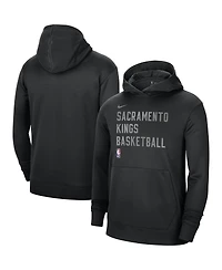 Men's and Women's Nike Black Sacramento Kings 2023/24 Performance Spotlight On-Court Practice Pullover Hoodie