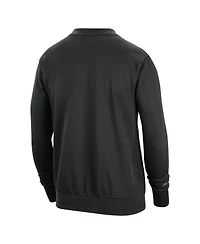 Men's Nike Black Chicago Bulls 2023/24 Authentic Standard Issue Travel Performance Pullover Sweatshirt
