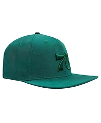 Men's Pro Standard Forest Green Philadelphia 76ers Tonal Logo Snapback Hat