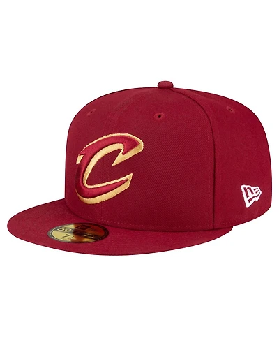 Men's New Era Wine Cleveland Cavaliers 59FIFTY Fitted Hat
