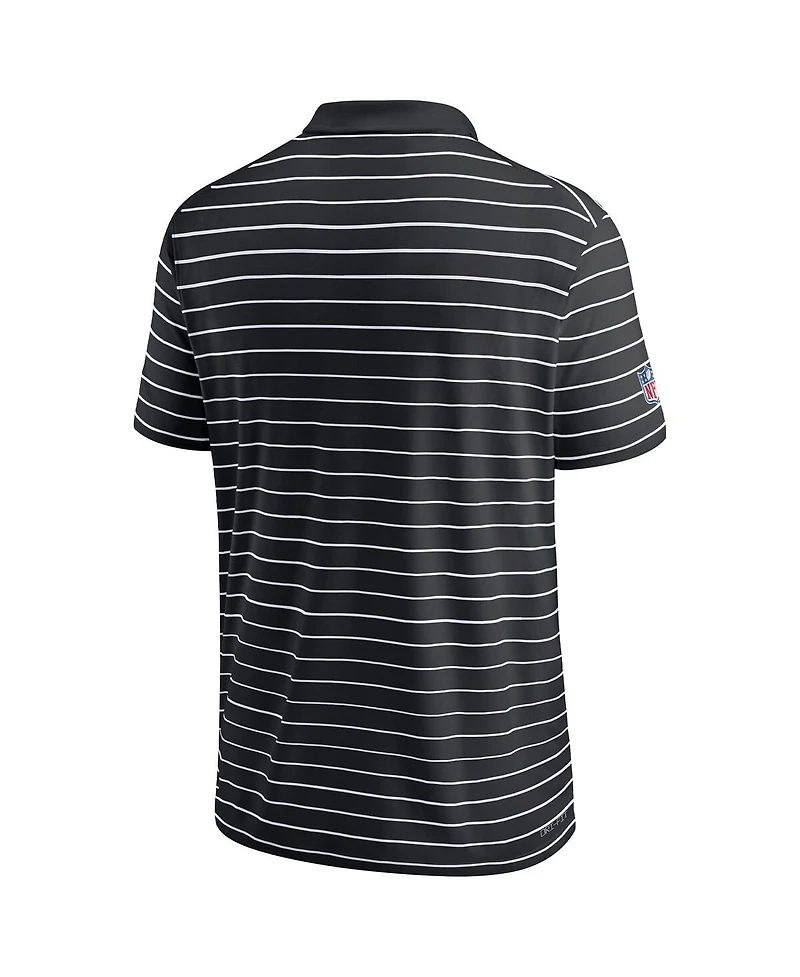 Men's Nike Black Baltimore Ravens 2022 Sideline Lock Up Victory Performance Polo Shirt