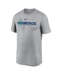 Men's Nike Heathered Charcoal Seattle Mariners Local Rep Legend Performance T-shirt