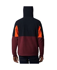 Men's Columbia Maroon Virginia Tech Hokies Lodge Quarter-Zip Hoodie