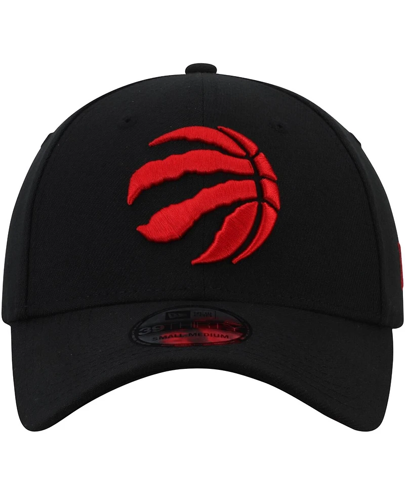Men's New Era Black Toronto Raptors Team Classic 39THIRTY Flex Hat