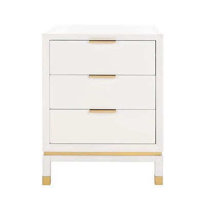 Baskin 3 Drawer Accent Table