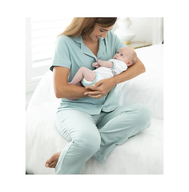 Angel Maternity Short Sleeve 2-piece Pajama