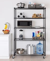 Seville Classics UltraDurable 5-Tier Nsf Steel Wire Shelving