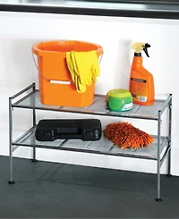 Seville Classics 4-Tier Metal Mesh Stackable Shoe Rack