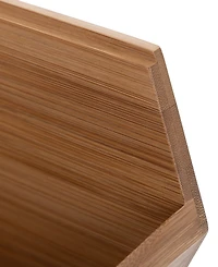 Seville Classics 2-Piece Stackable Bamboo Bin Organizer Set