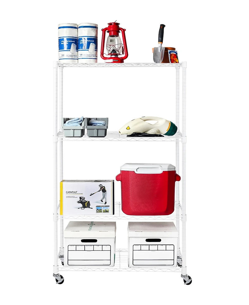 Seville Classics UltraDurable -Tier Nsf Steel Wire Shelving System