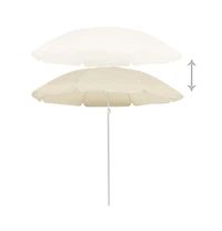 Outdoor Parasol with Steel Pole Sand 70.9"